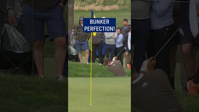 How to play a PERFECT bunker shot  😱