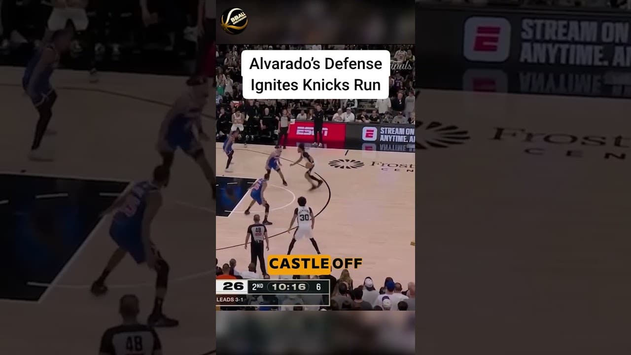 Alvarado's Defense Ignited the Knicks' Game 5 Comeback (Without Brunson)
