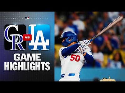 Rockies vs. Dodgers Game Highlights (7/8/26) | MLB Highlights