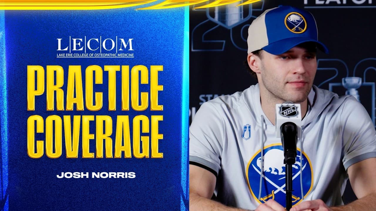 "Comes Down To Will And Compete" | Josh Norris Ahead Of Game 3 Against Boston | Buffalo Sabres
