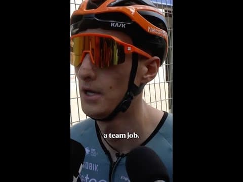 Ben Turner emotional after sacrificing his race to help Egan Bernal 💔