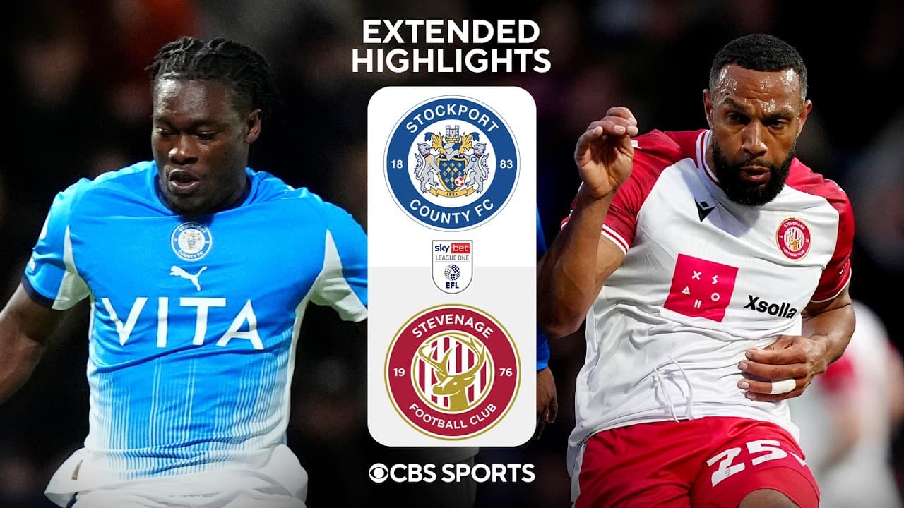 Stockport vs. Stevenage: Extended Highlights | EFL League One | CBS Sports Golazo