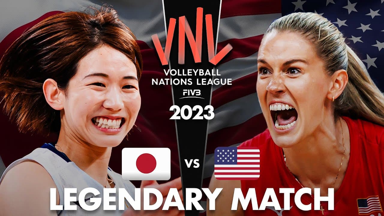USA 🇺🇸 vs JAPAN 🇯🇵 | Legendary Volleyball Battle !!!