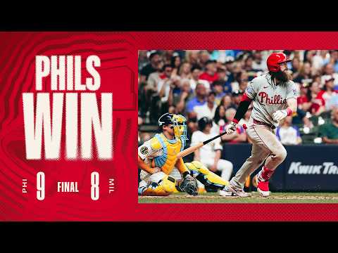 Phillies vs. Brewers Game Highlights (6/13/26) | MLB Highlights