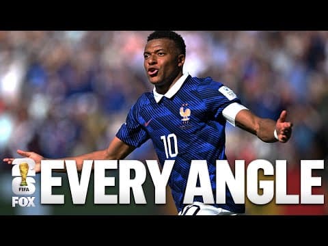 EVERY ANGLE of Kylian Mbappé's BRACE 🔥 France vs Senegal 2026 FIFA World Cup™