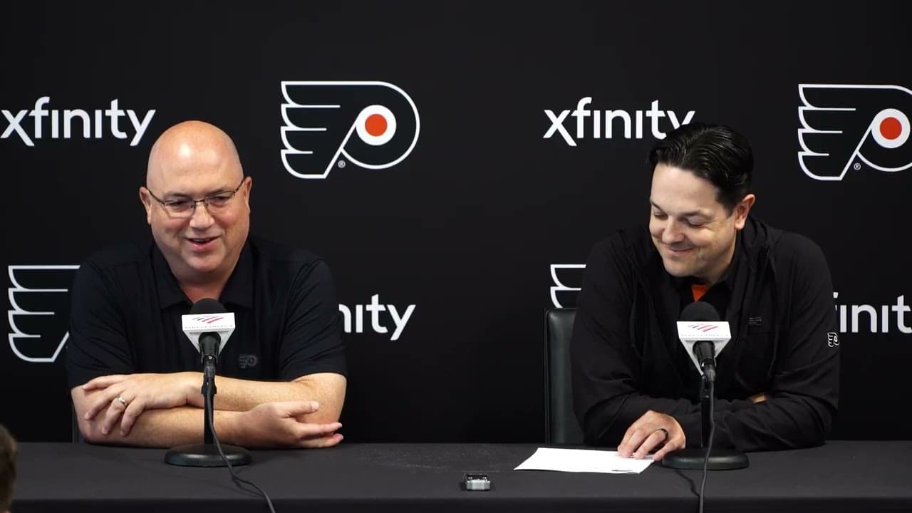 2026 Flyers Pre-Draft Press Conference: Daniel Briere and Brent Flahr