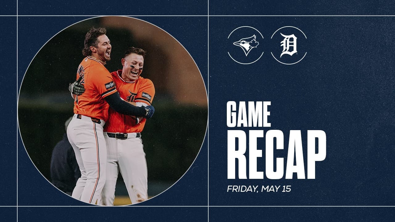 Game Highlights: Tigers Win Series Opener vs. Blue Jays on Spencer Torkelson Walk Off | 5/15/26