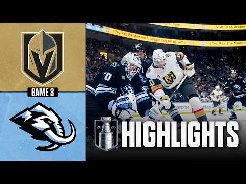 Golden Knights vs. Mammoth | NHL Playoff Highlights | Game 3 | April 24, 2026