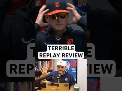 Replay won’t overturn this really bad call and AJ Hinch gets ejected, a breakdown #detroit #tigers
