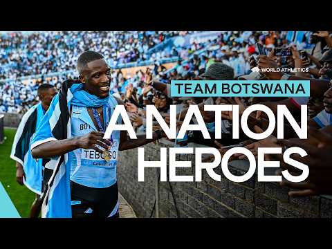 A nation heroes 🇧🇼 Botswana's golden relay era 👑