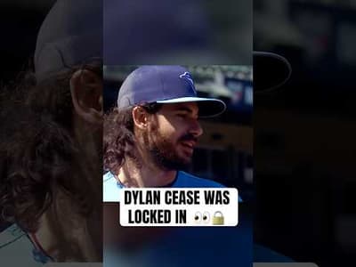 Nothing was distracting Dylan Cease 🔒 #MLB #Toronto #BlueJays