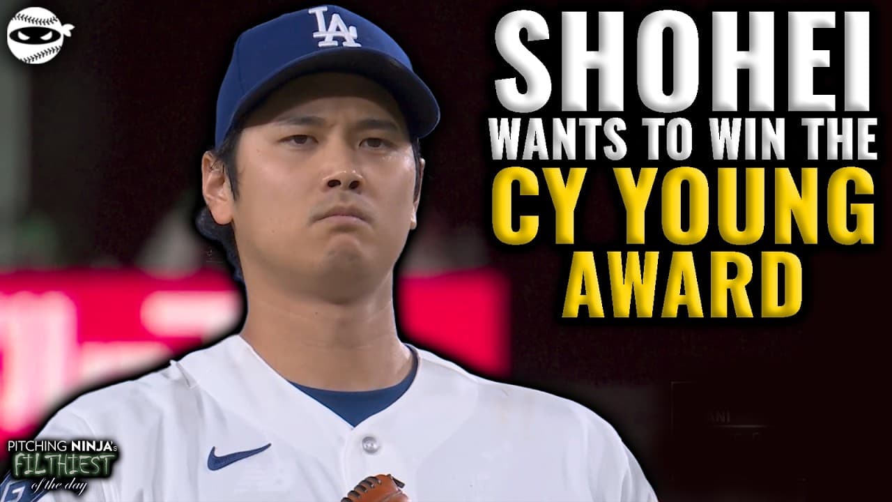 Shohei Ohtani wants to win the Cy Young. Who's gonna stop him??