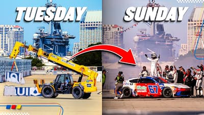 How We Built the FIRST NASCAR Race Track on a Naval Base