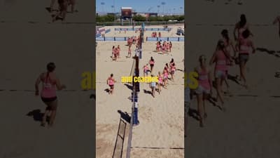 Taking beach volleyball development to the next level! #youthsports #beachvolleyball #coaching