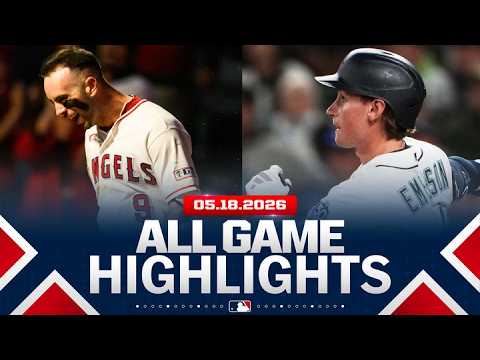 Highlights from ALL GAMES on 5/18 (Zach Neto's shocking walk-off, Colt Emerson's first hit, MORE!)