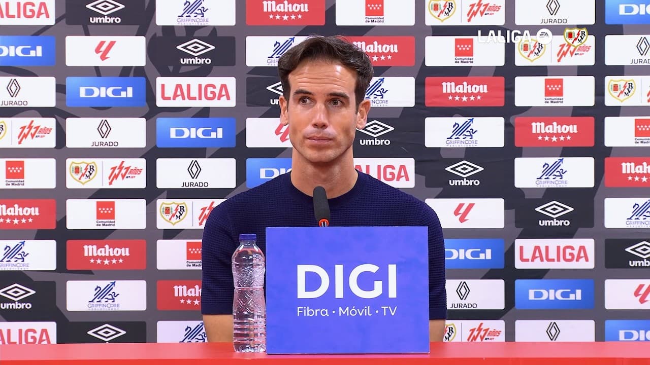 Íñigo Pérez tras el Rayo Vallecano 1 - Girona FC 1