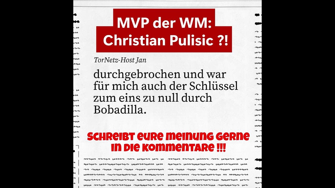 Die TorNetz WM-Meinung: DER NEUE WM-GOAT #wm2026