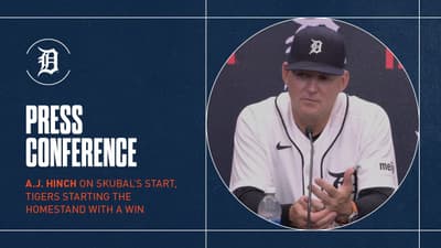 A.J. Hinch Recaps Skubal's Start, Tigers Win in Series Opener vs. Athletics | 7/7/26