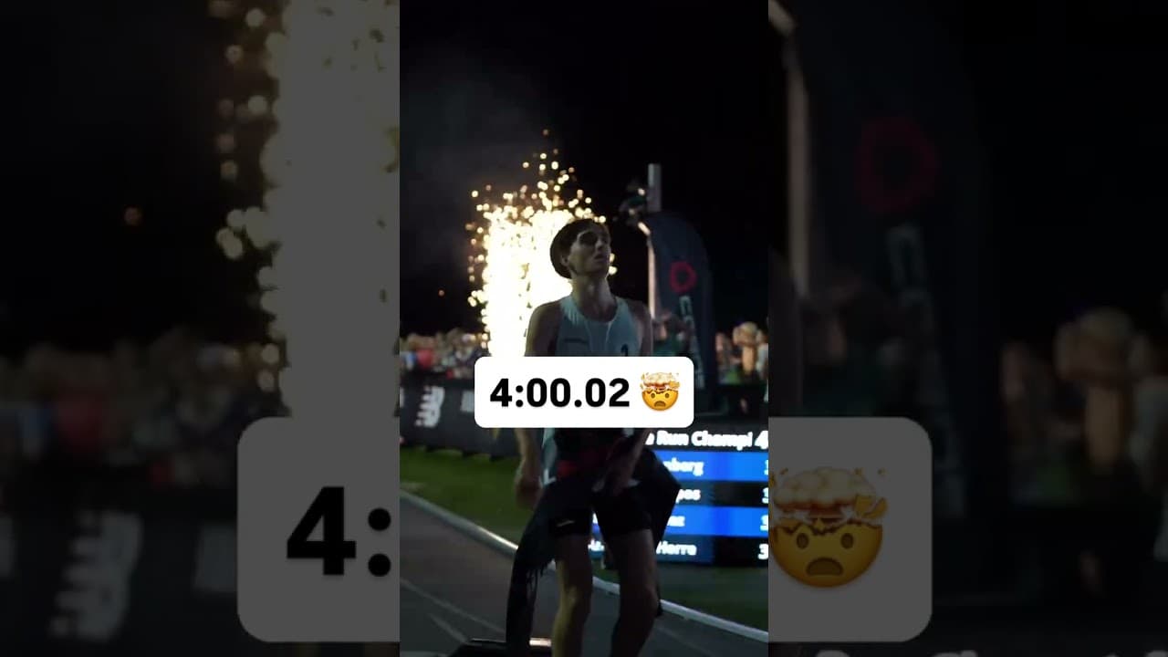 BRIAN BURNS IS SO CLOSE YET AGAIN Brian Burns BARELY misses sub 4 in the full mile running 4:00.02