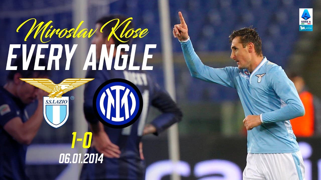 🔃 EVERY ANGLE - IL GOL DI KLOSE CONTRO L'INTER