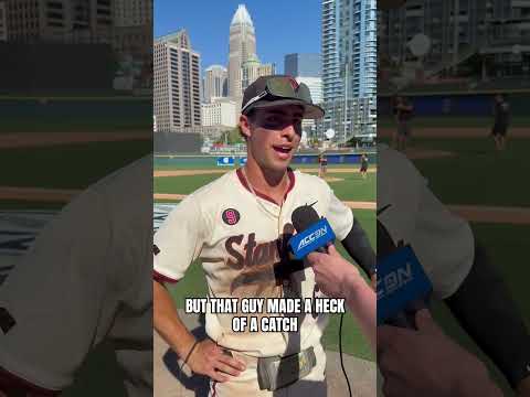 Jimmy Nati after an 11-4 win over Cal in the first round of the ACC Tournament #Stanford #Baseball