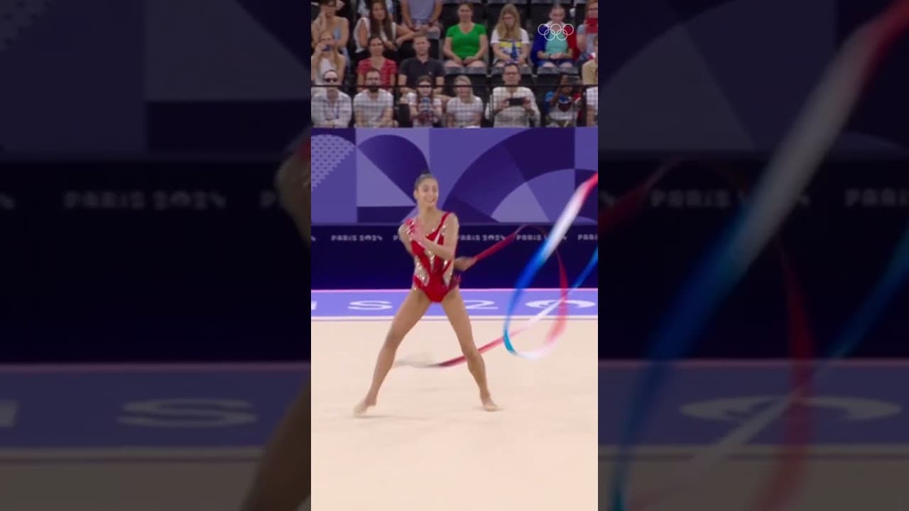 Sofia Raffaeli left it all on the floor at #Paris2024! 🤩