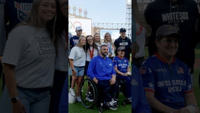 Welcomed @TeamUSA to Rate Field for #OlympicParalympicDay