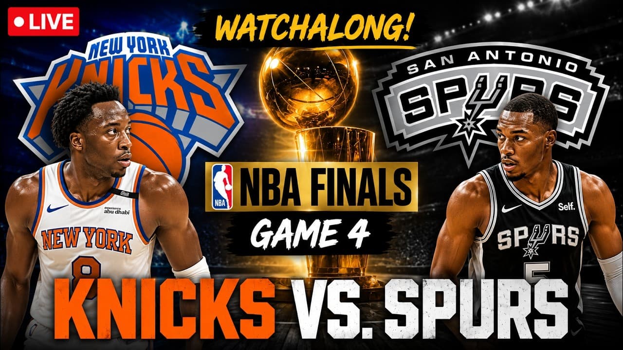 Knicks vs Spurs LIVE Watchalong | NBA Finals Game 4 | Live Reactions & Commentary