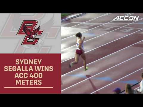 Boston College's Sydney Segalla Wins ACC 400 Meters