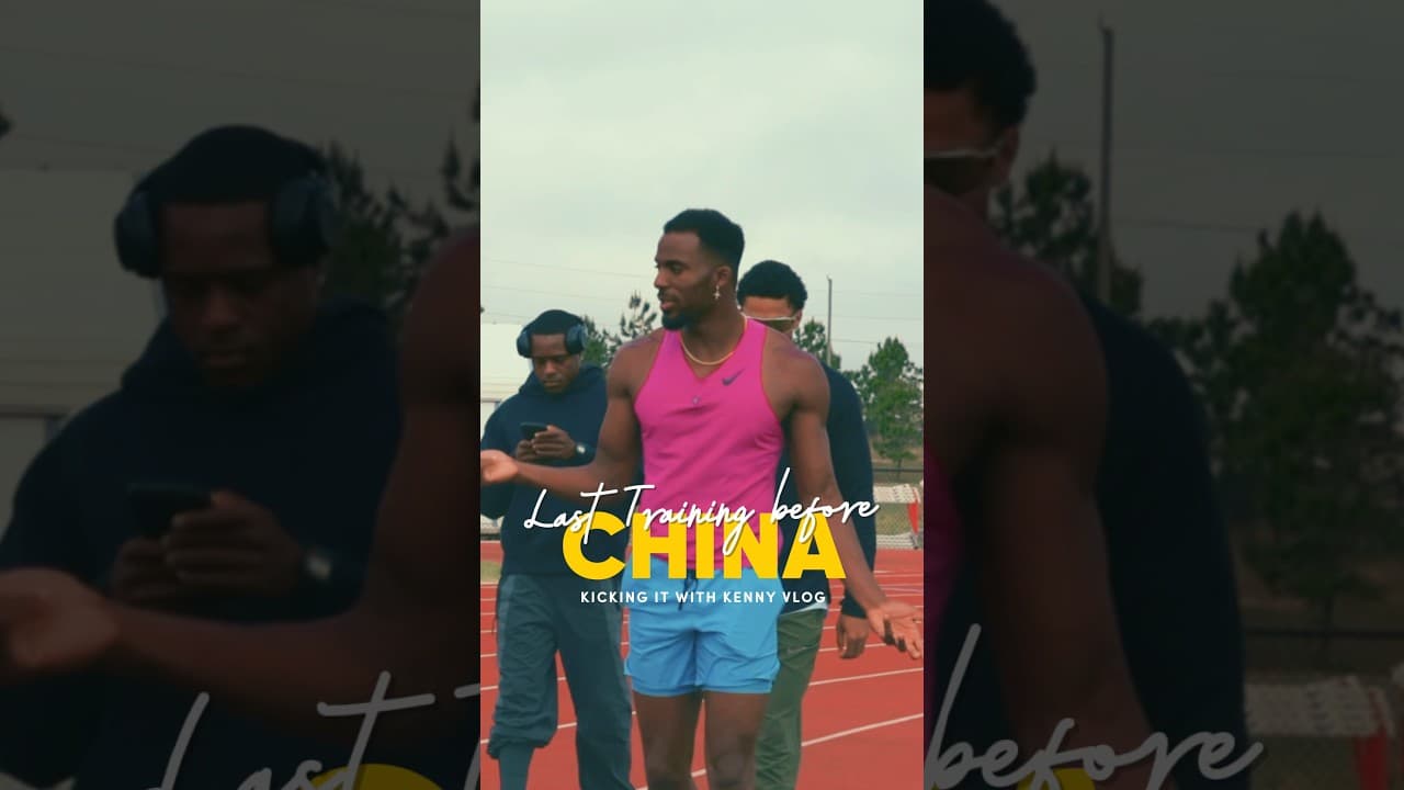 Last training vlog before my China season opener 🇨🇳. The work is done. Time to compete. Locked in.