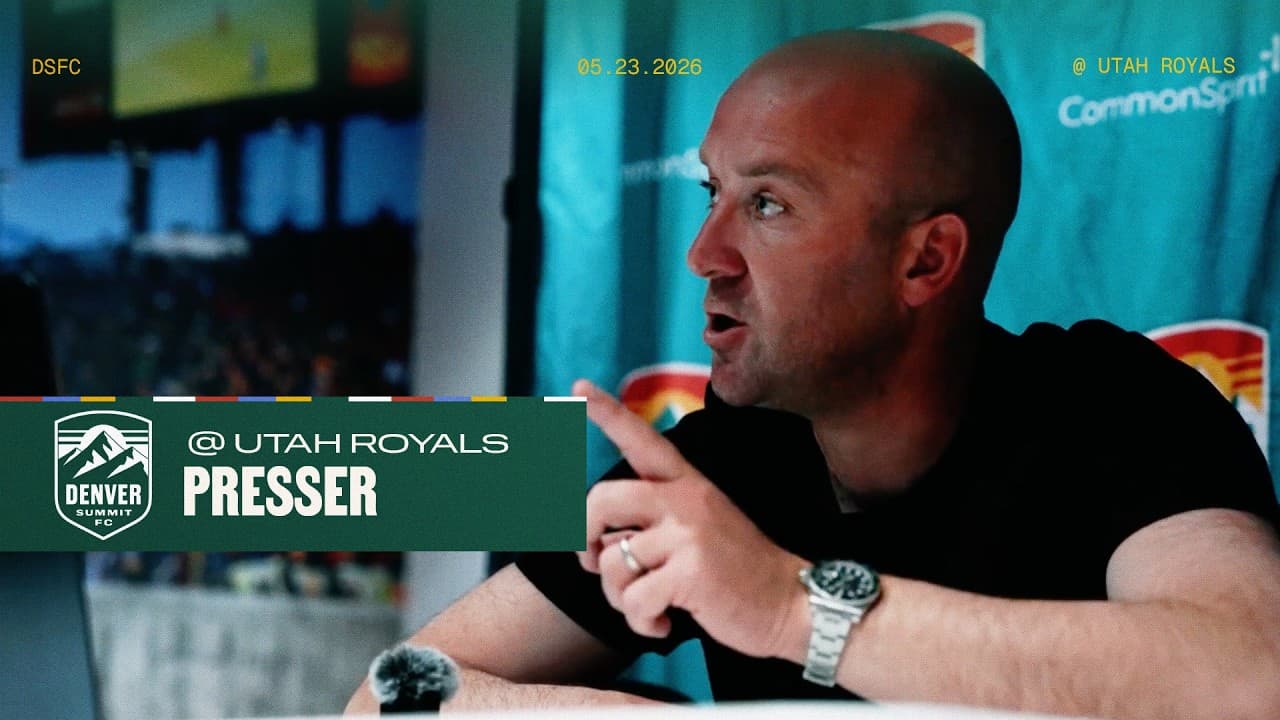 PRESSER with Coach Nick Cushing | Denver Summit FC @ Utah Royals (2-1)