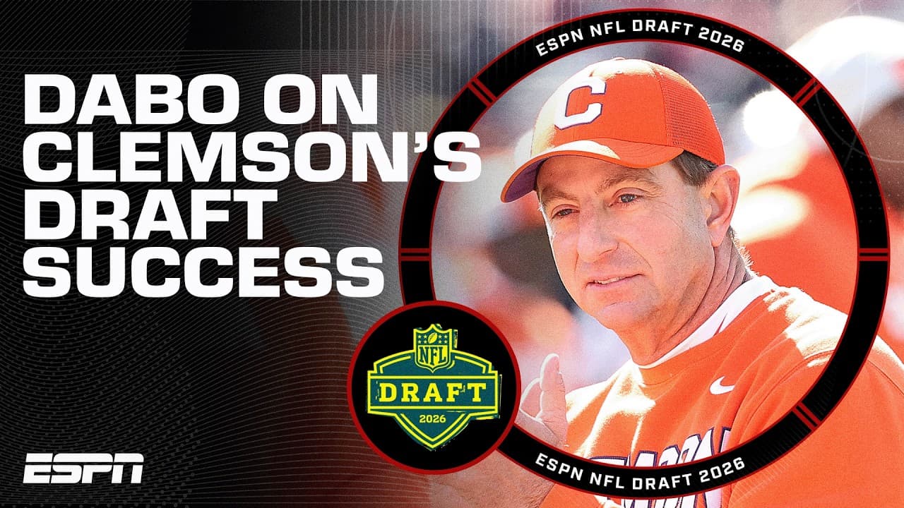 Dabo Swinney gives his insight on the NFL Draft process 🏈 👀