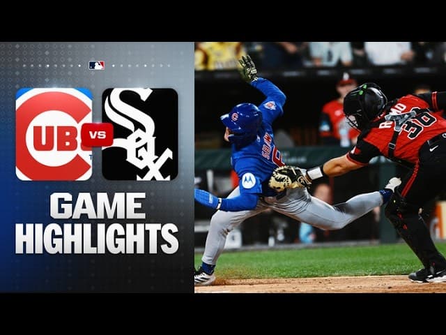 Cubs vs. White Sox Game Highlights (5/15/26) | MLB Highlights