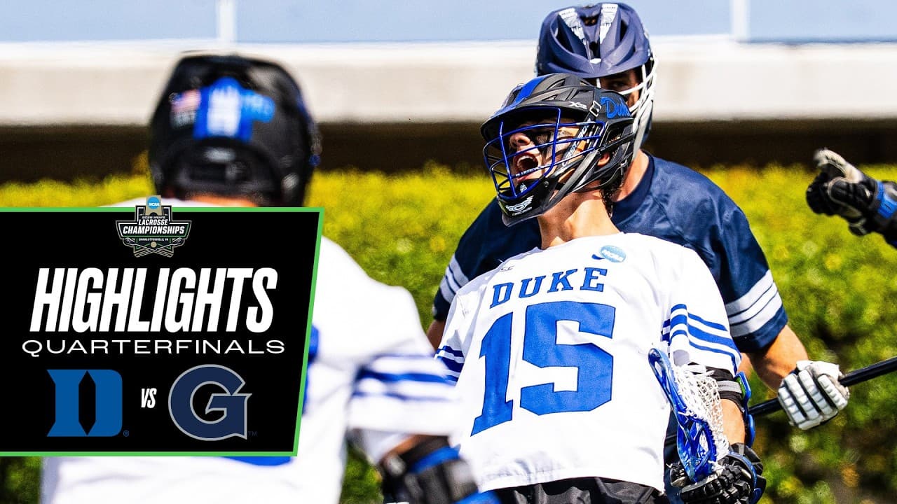 Duke vs. Georgetown: 2026 NCAA men's lacrosse quarterfinal highlights