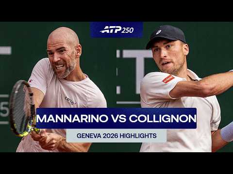 Adrian Mannarino vs Raphael Collignon Highlights | Geneva 2026 Round 1