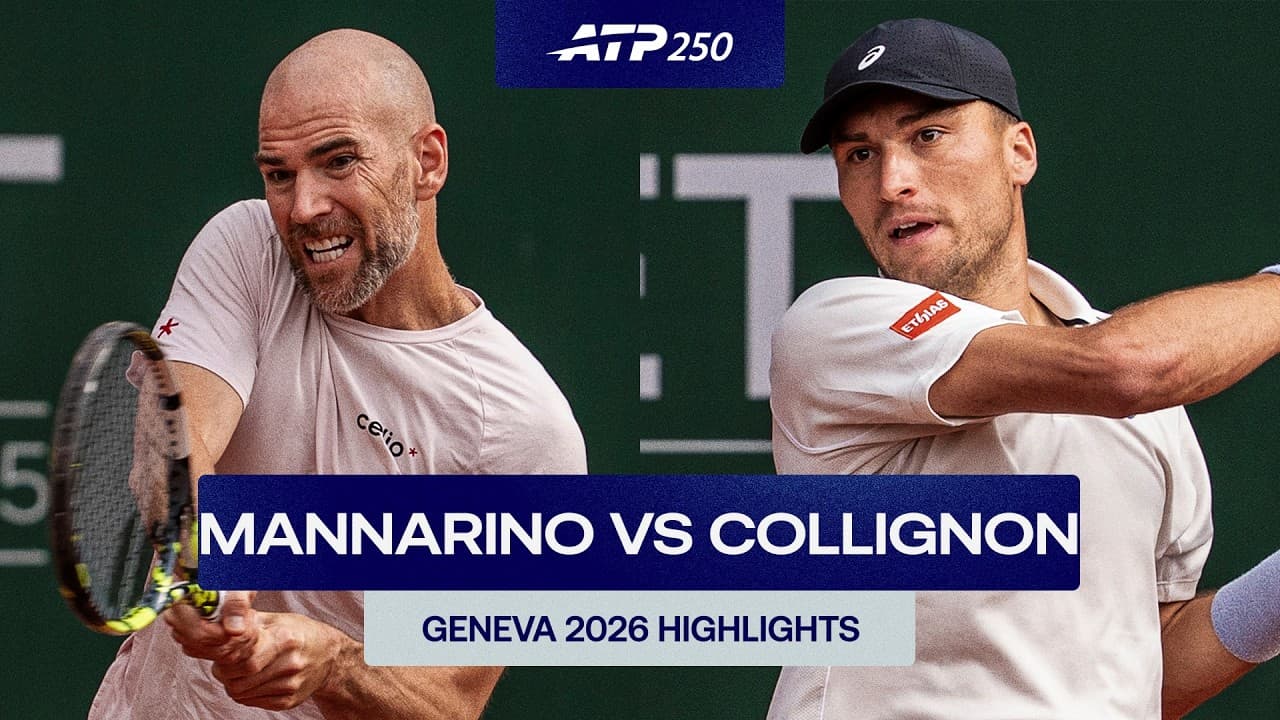 Adrian Mannarino vs Raphael Collignon Highlights | Geneva 2026 Round 1