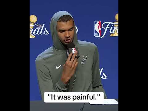 Wemby on the Spurs' Game 4 loss to the Knicks