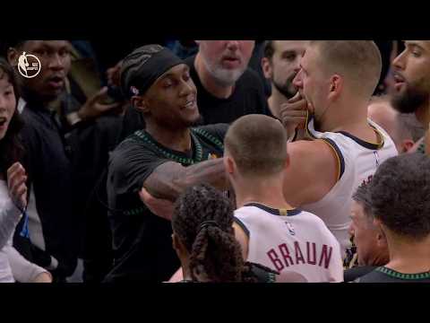 Nikola Jokic and Jaden McDaniels ejected late in Game 4 | NBA on ESPN