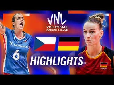 Czechia 🇨🇿 vs. Germany 🇩🇪 - Highlights | Week 3 | Women's VNL 2026