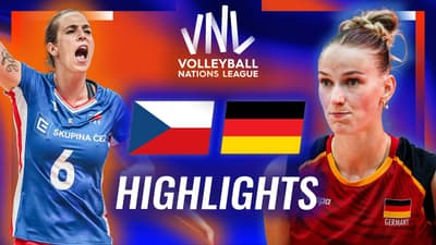 Czechia 🇨🇿 vs. Germany 🇩🇪 - Highlights | Week 3 | Women's VNL 2026