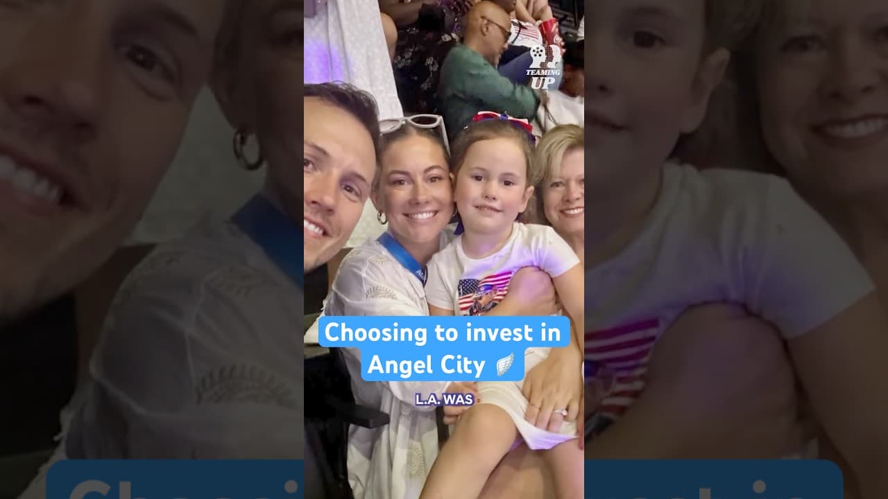 Shawn Johnson East talks about her decision to join the Angel City FC investment group in 2022