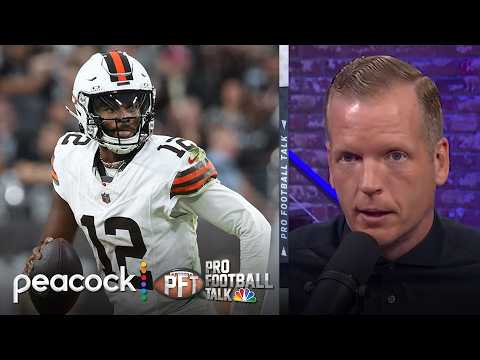 Chris Simms analyzes Shedeur Sanders, Deshaun Watson amid QB battle | Pro Football Talk | NFL on NBC