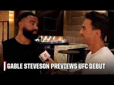 Gable Steveson talks UFC 329 debut, overcoming pneumonia during last fight | ESPN MMA