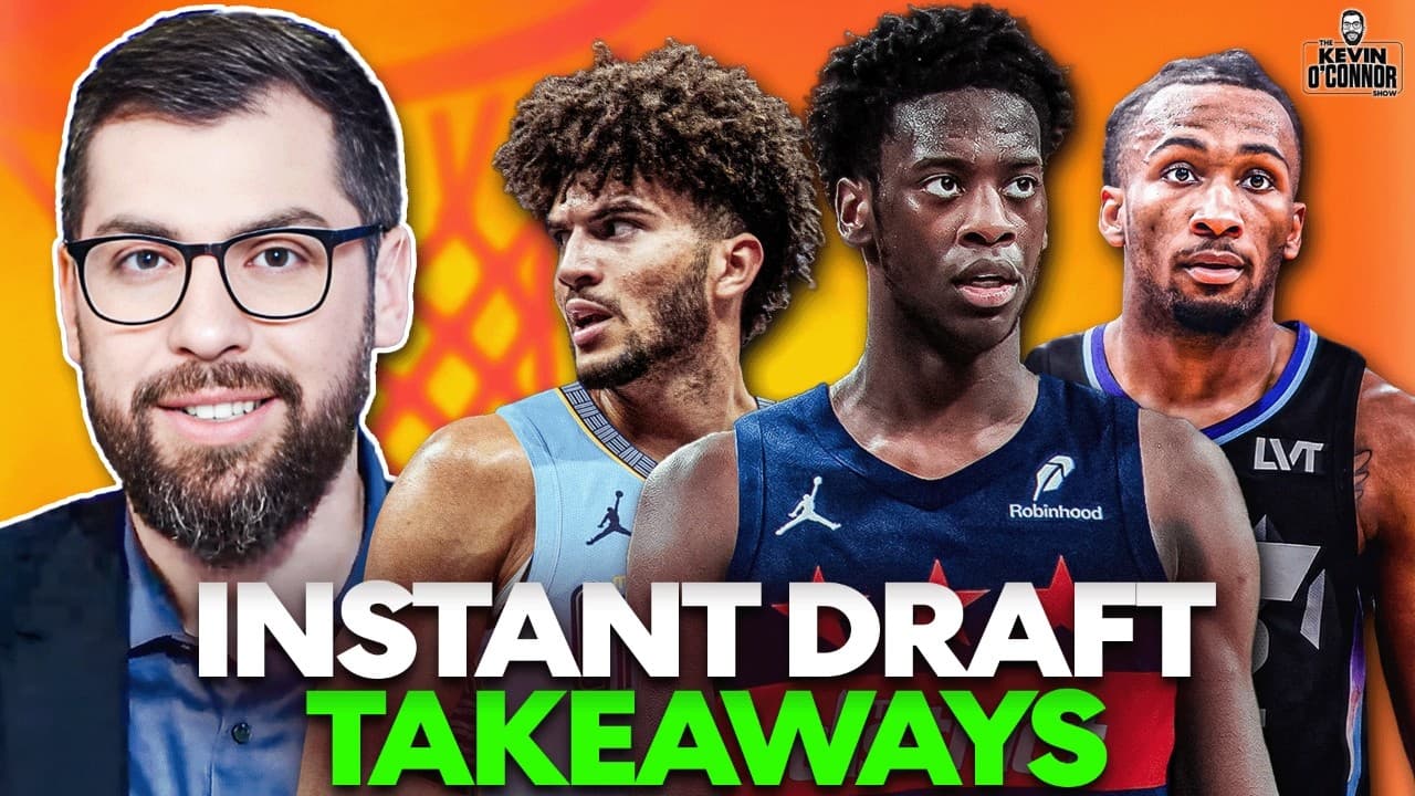 2026 NBA Draft REACTION with KOC: Dybantsa, Peterson, Boozer Go Top 3 in Loaded Class