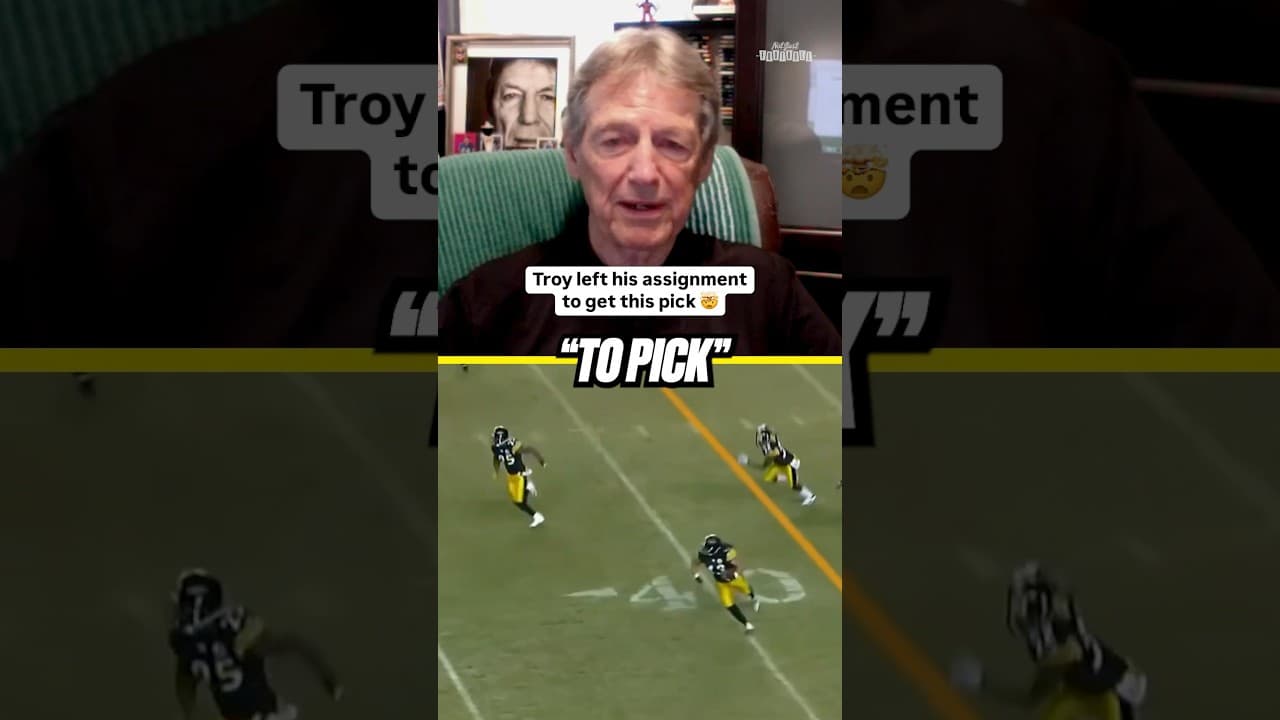 Troy Polamalu’s football instincts were unmatched 🔥🤯