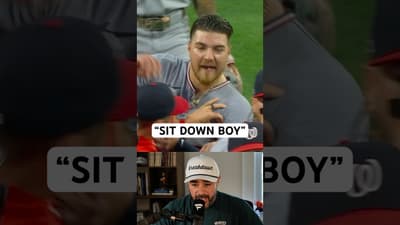 Benches clear when the pitcher tells the batter to “sit down boy”, a breakdown