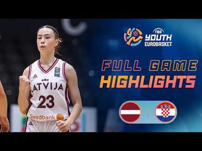 Round of 16: Latvia ๐ฑ๐ป vs Croatia ๐ญ๐ท | Extended Highlights | FIBA U20 Women's EuroBasket 2026