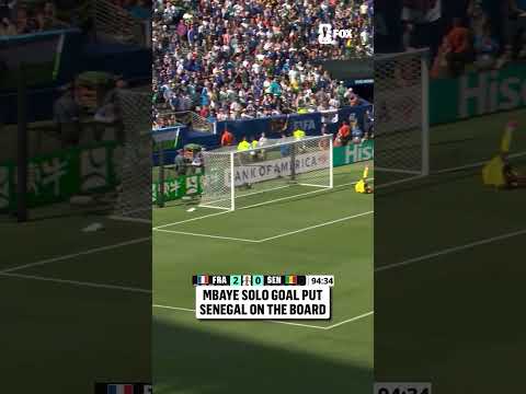 Mbaye just became the youngest African player to score in a FIFA World Cup