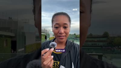 A message from the newest member of the Last 8 Club! 📣 #WTA #Wimbledon #NaomiOsaka