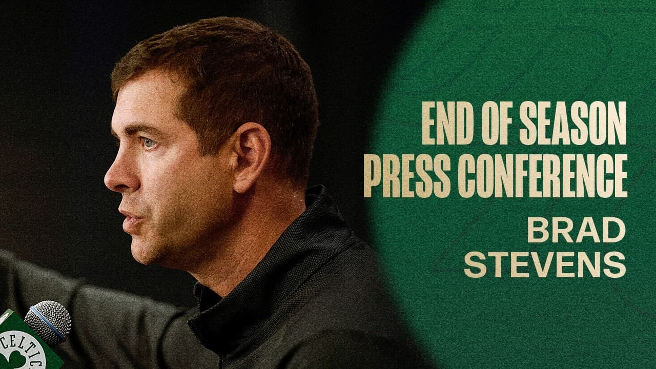 Brad Stevens discusses Jayson Tatum, Jaylen Brown, our playoff exit & more in end-of-season presser